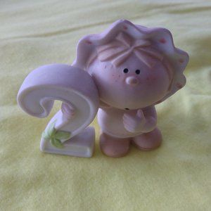 Birthday Cake Topper, Bumpkins Figurine, Two Years Old, Collectable figure